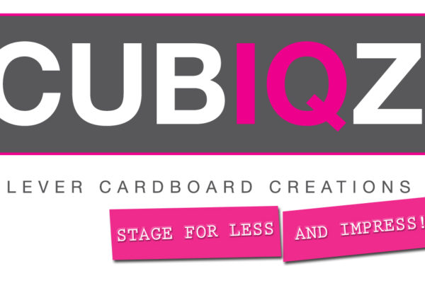 CUBIQZ USA Logo Stage for less and impress
